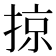掠