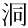 洞