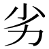 劣