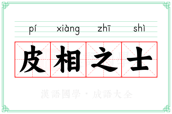 皮相之士