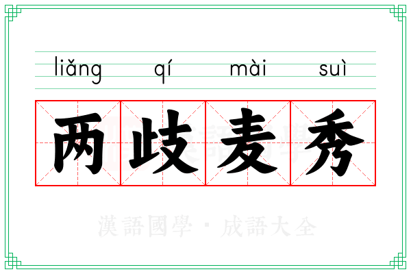 两歧麦秀