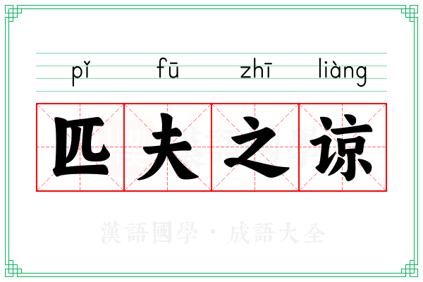 匹夫之谅