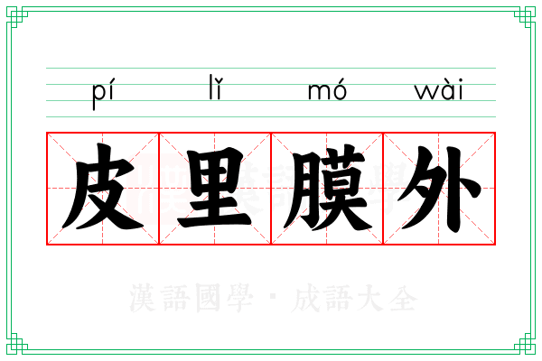 皮里膜外