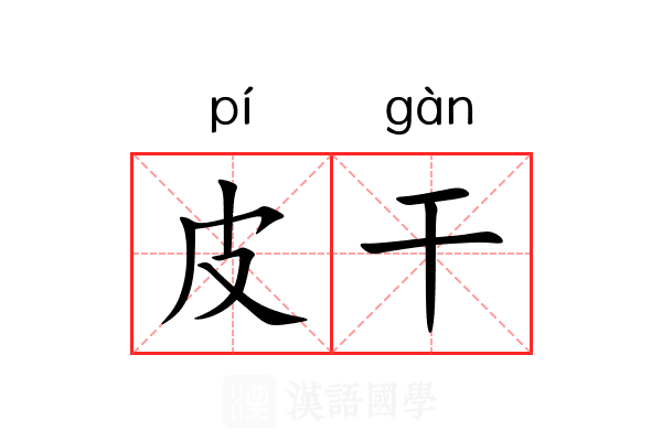 皮干