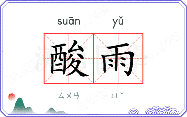 酸雨 酸雨