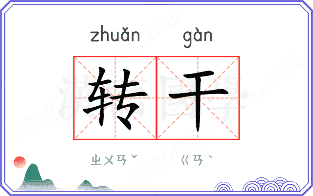 转干