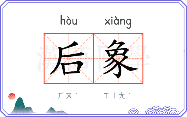 后象 后象