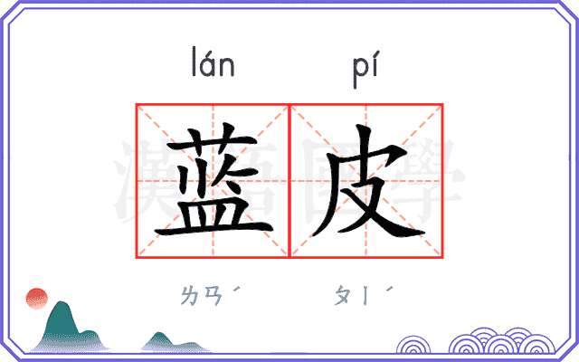 蓝皮