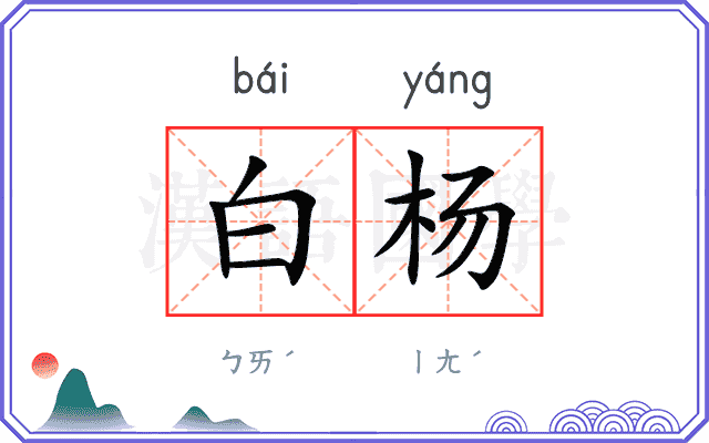 白杨 白杨