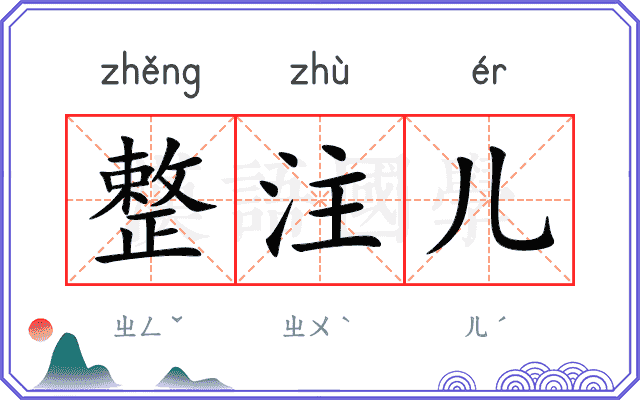 整注儿 整注儿