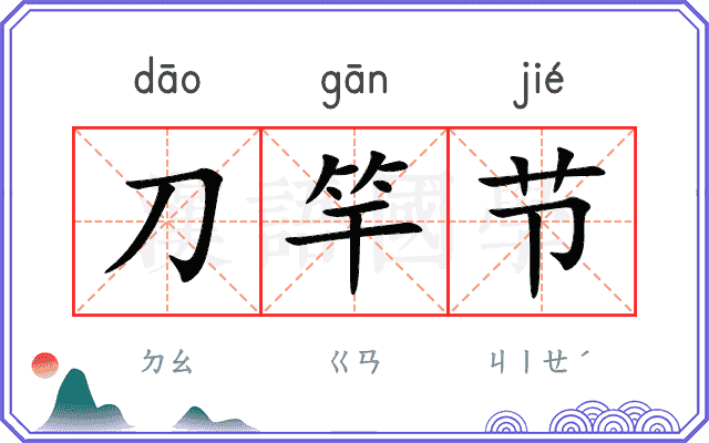 刀竿节 刀竿节