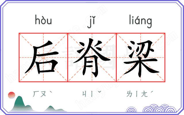 后脊梁