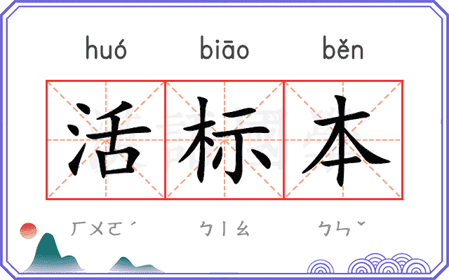 活标本 活标本