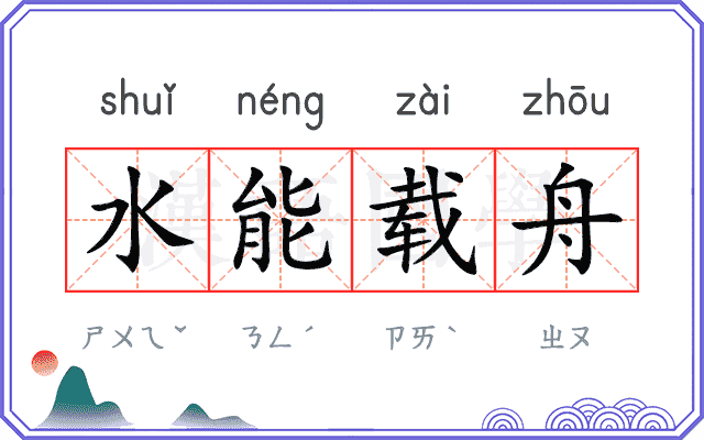 水能载舟 水能载舟