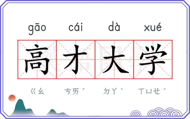 高才大学 高才大学