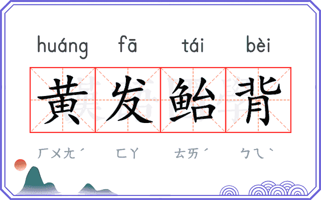 黄发鲐背 黄发鲐背