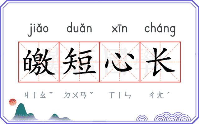 皦短心长