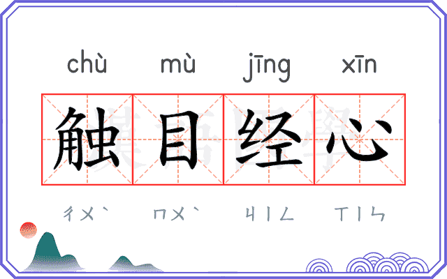 触目经心