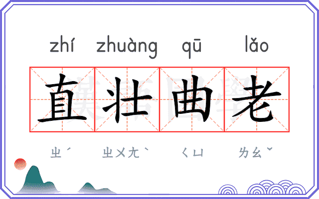 直壮曲老