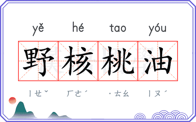 野核桃油 野核桃油