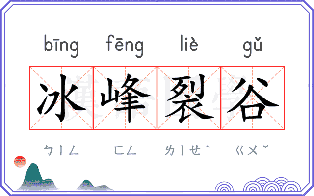 冰峰裂谷 冰峰裂谷
