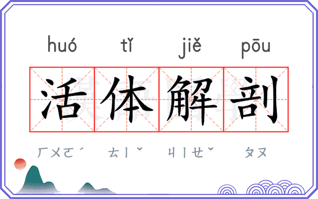 活体解剖 活体解剖