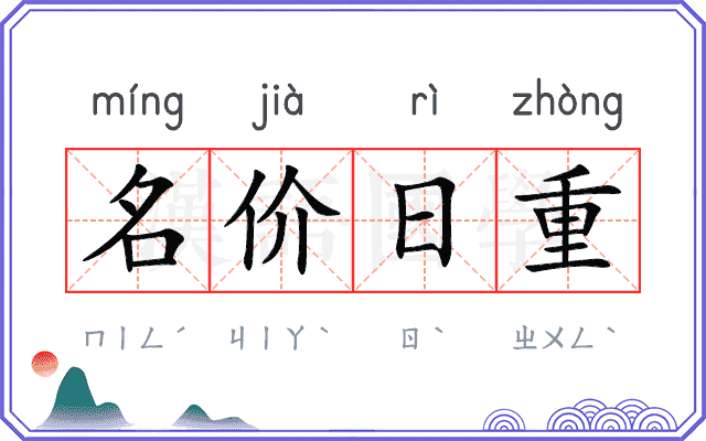 名价日重