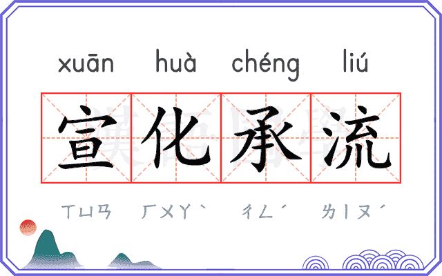 宣化承流 宣化承流
