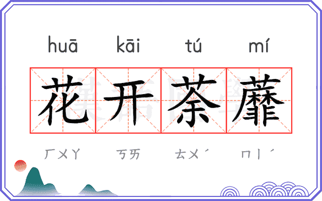 花开荼蘼 花开荼蘼