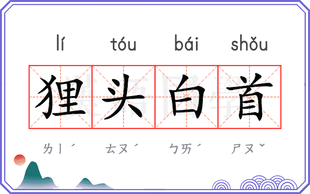 狸头白首