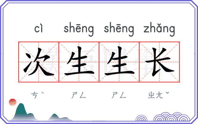 次生生长 次生生长