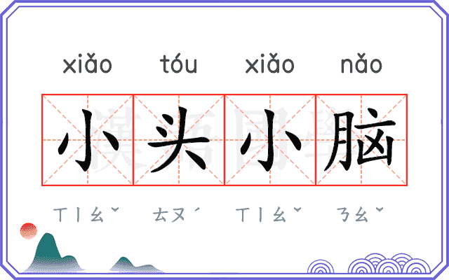 小头小脑 小头小脑