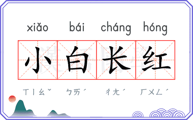 小白长红