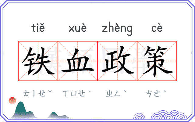 铁血政策 铁血政策