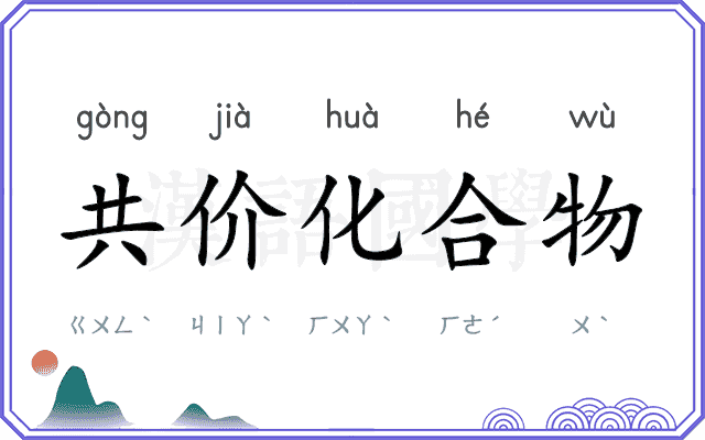 共价化合物 共价化合物